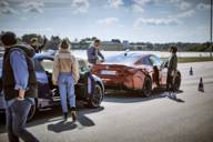 Participants in the BMW M Driving Experience.